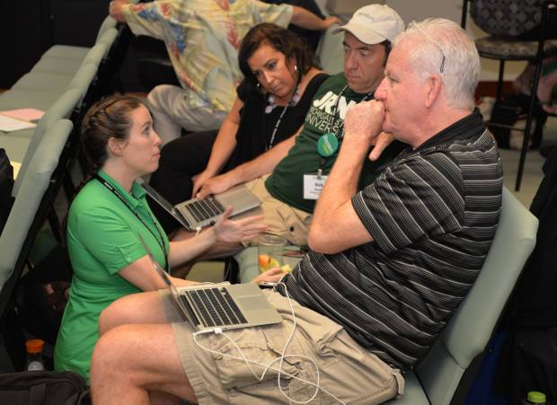 We give you time to learn from each other.